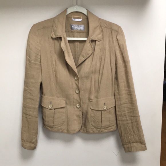 Max Mara Linen Blazer (100% Linen) - Picture 3 of 7